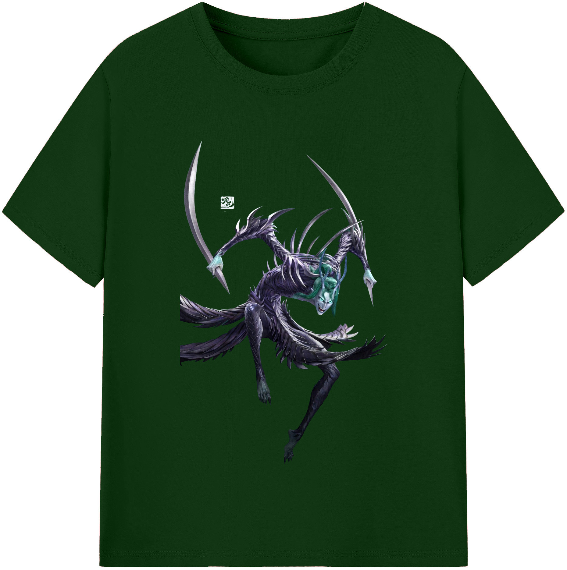 （画像用） Ne Zha 2 ナタ 魔童の大暴れ 綿100％半袖Tシャツ（フロントプリント）